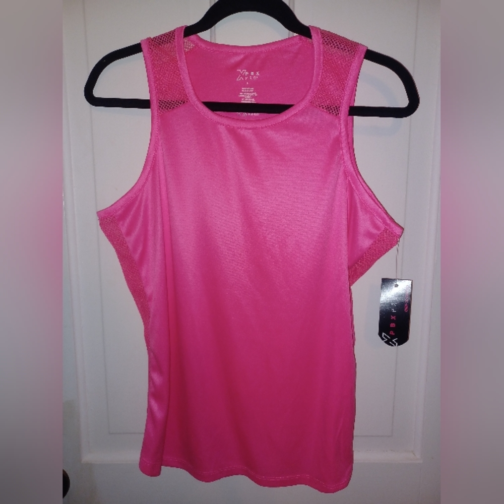 Pink sports tank